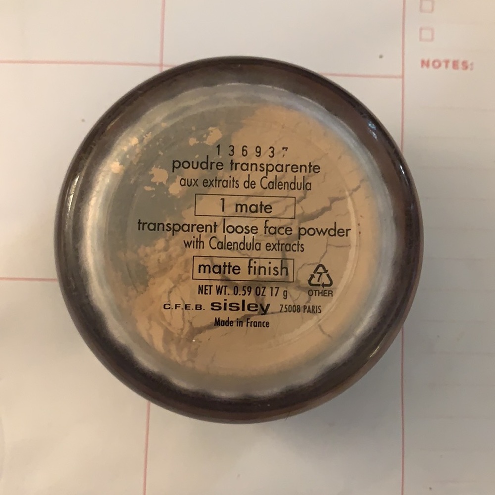 Sisley transparent powder color 1 mate - Picture 2 of 3